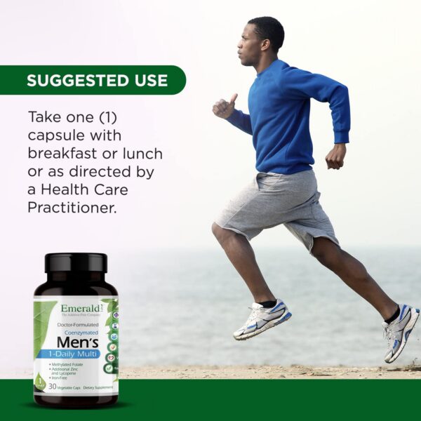 Version 1.0.0 Frontal empaque multivitamínico emerald labs hombre