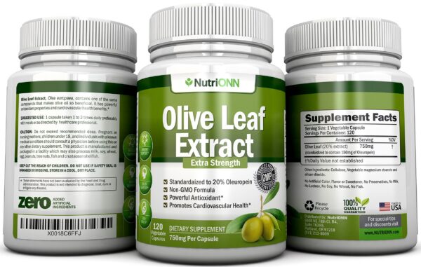 Frontal extracto hoja olivo NutriONN calidad premium