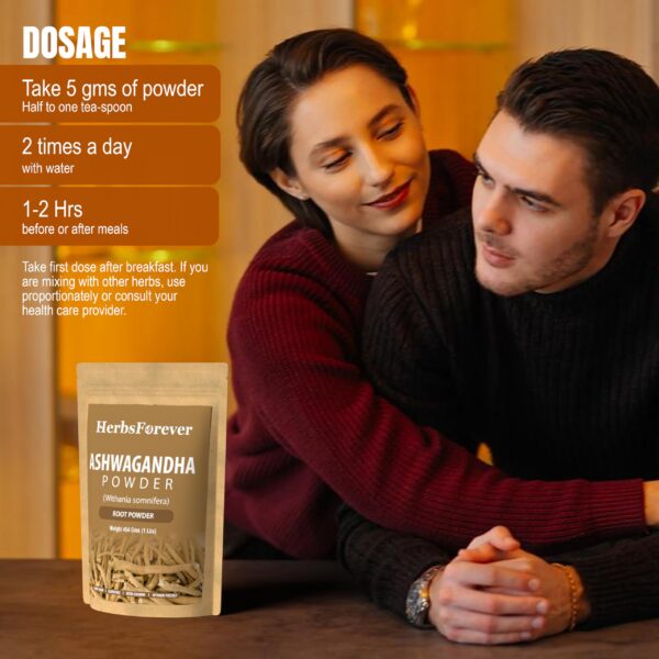 Version 1.0.0 Frontal paquete polvo Ashwagandha HerbsForever 454g