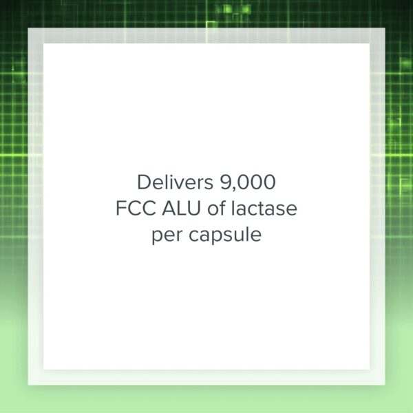 Frontal tapa Natural Factors enzima lactasa