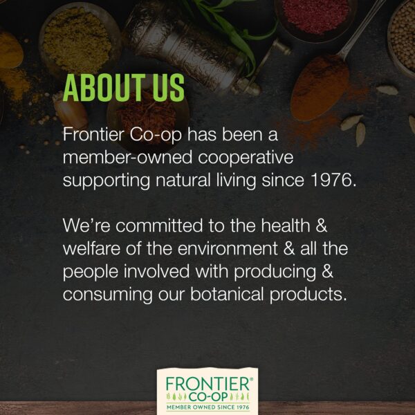 Version 1.0.0 Saúco seco orgánico Frontier Co-op para uso culinario