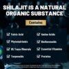 Frasco de Shilajit visto de frente