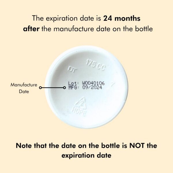 Frasco sobre fondo blanco