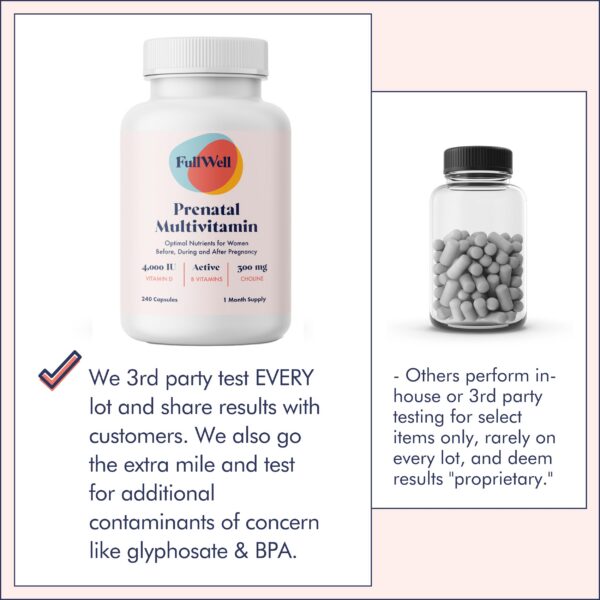 Vitaminas prenatales para apoyo nutricional durante y después del embarazo