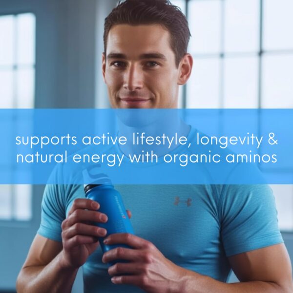 Frasco FundAminos muestran etiqueta