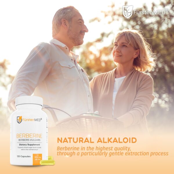 Envase de berberina listo para comprar