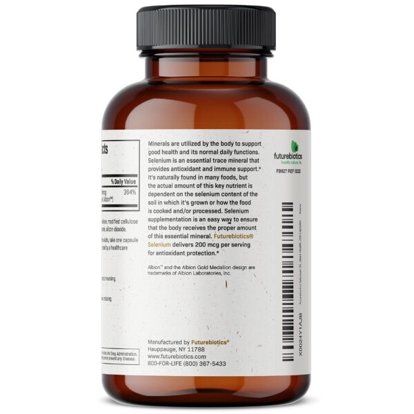 Version 1.0.0 Información del producto Futurebiotics Selenium