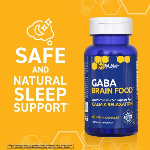 Caja externa de NATURAL STACKS GABA Brain Food