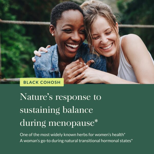 Gaia Herbs Black Cohosh mantenimiento salud hormonal femenina