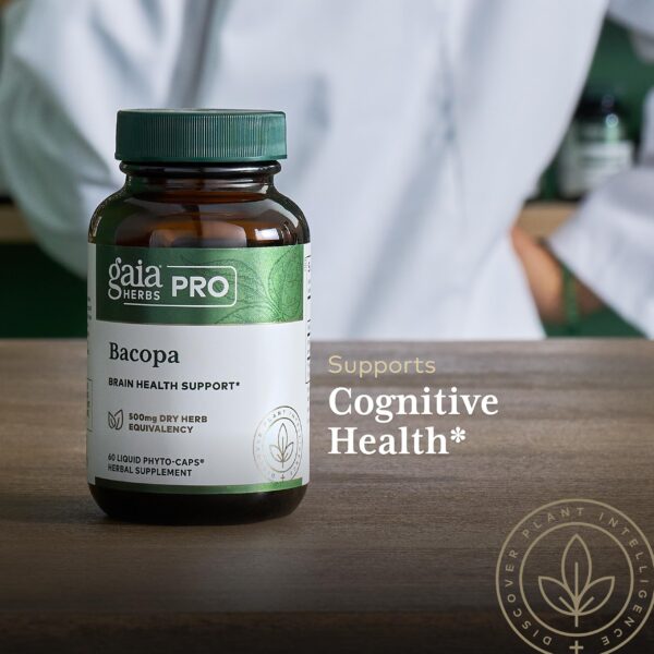 Gaia PRO Bacopa ingredientes naturales caja trasera