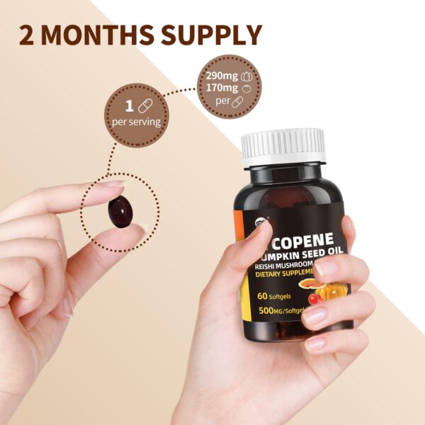 GANOHERB cápsulas calabaza y licopeno