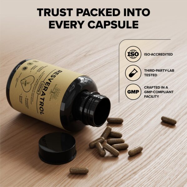 Version 1.0.0 Etiqueta de ingredientes Garden of Herbz Resveratrol