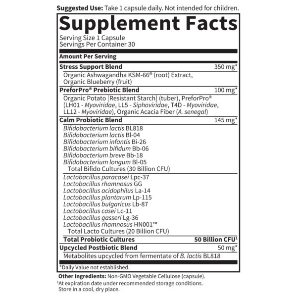 Frasco Garden of Life probióticos para salud digestiva y estado de ánimo