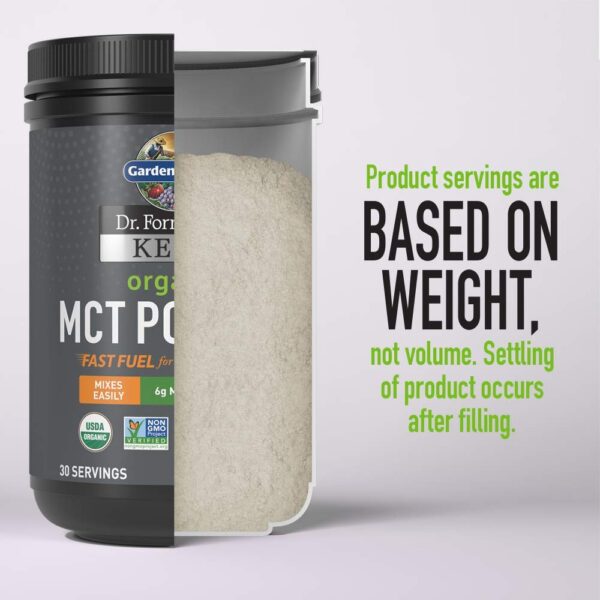 Lista de ingredientes del MCT Powder