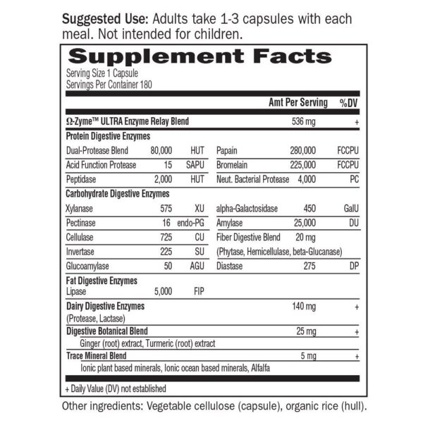 Caja Omega-Zyme ULTRA y guia