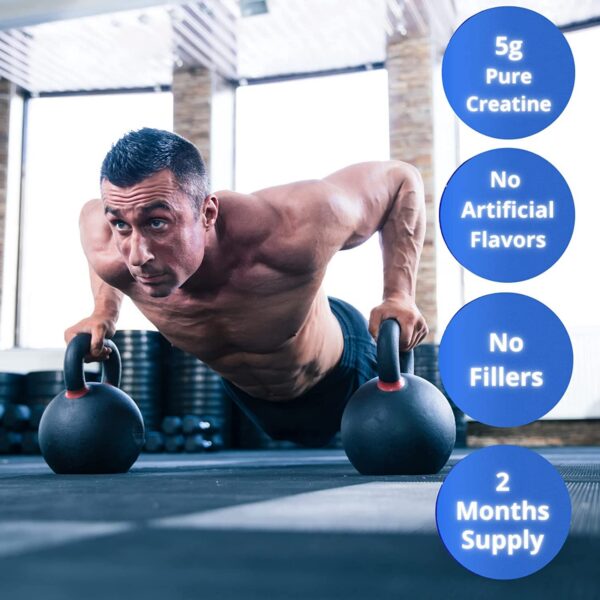 Gaspari creatina monohidratada vista lateral