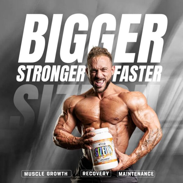 Envase SizeOn sobre fondo blanco