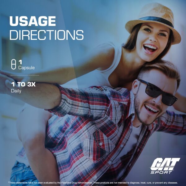 gat sport multivitaminico limpieza hígado vista superior tabletas