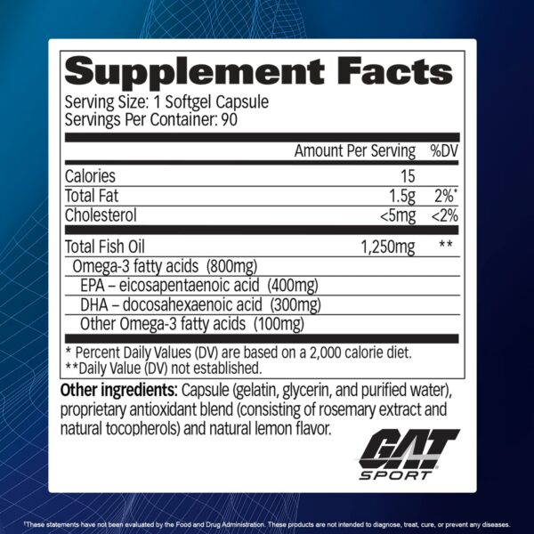 GAT SPORT Omega-3 Empaque