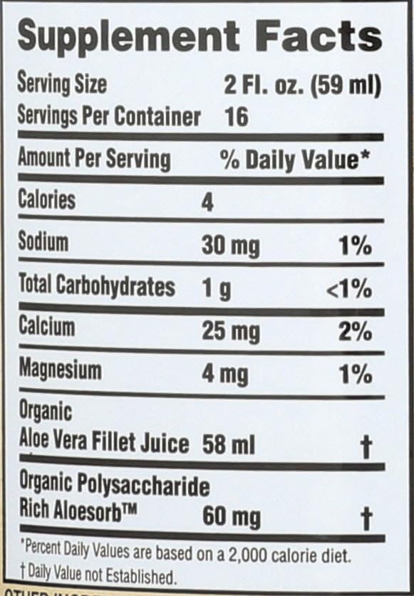 Gel Aloe Vera Lily of the Desert envase y etiqueta natural