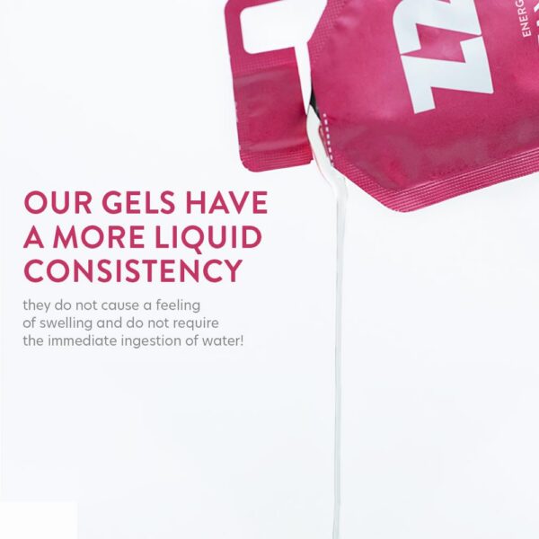 Gel energético Z2 paquete 5 unidades para uso en deportes