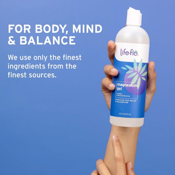 Gel Life-flo para calmar la piel y aliviar músculos fatigados