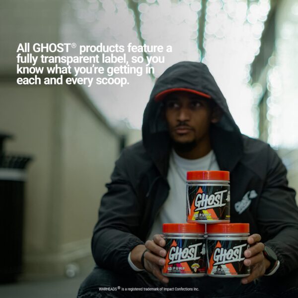 Detalle de etiqueta de GHOST Pump