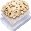 Rebanadas de ginseng americano para usar como suplemento