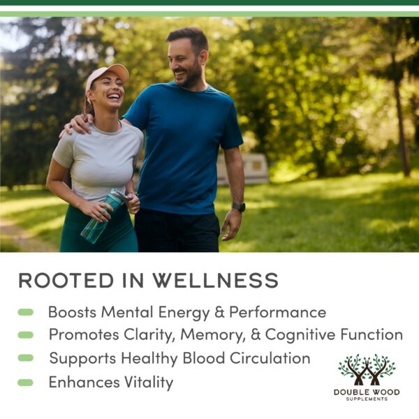 Version 1.0.0 Ginseng coreano en cápsulas, apoyo cognitivo y energía Double Wood