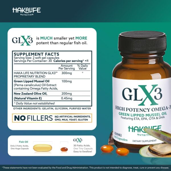 Envase de GLX3 Omega-3-6-9 preparado