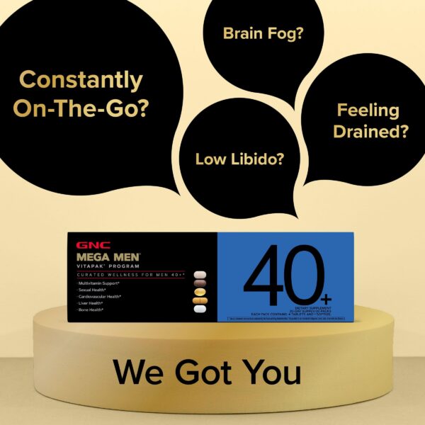 Lista de ingredientes de GNC Mega Men 40+