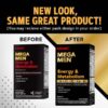 Version 1.0.0 GNC Mega Men suplemento para metabolismo energético