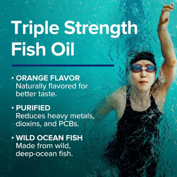 GNC Triple Strength Fish Oil bottle