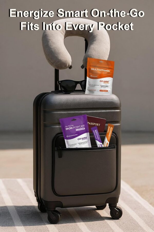 Diseño portátil Go Wise On The Go Multivitamin Powder
