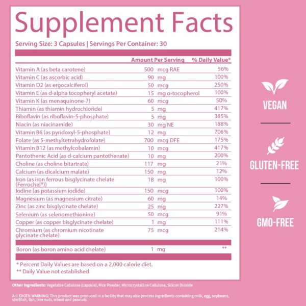 Tapa del frasco de vitaminas