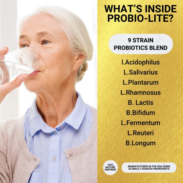 Golden After 50 Probio-Lite paquete tres botellas probióticos