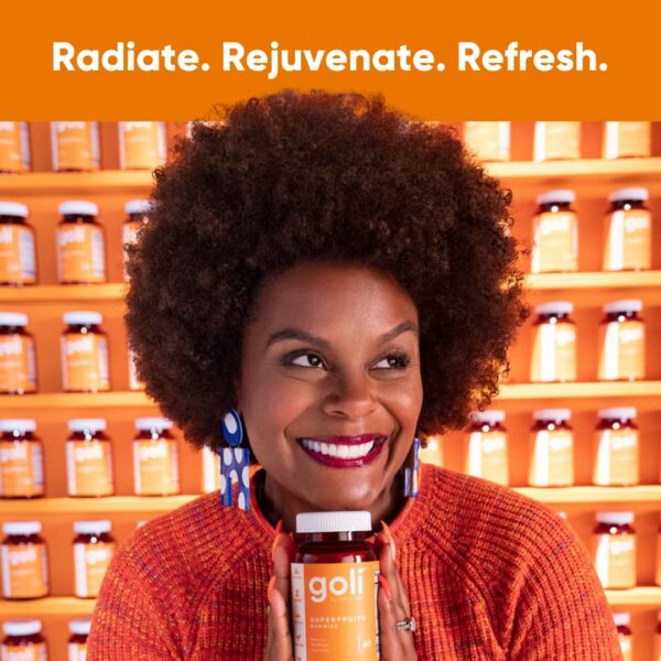 Etiqueta informativa de Goli Superfruits