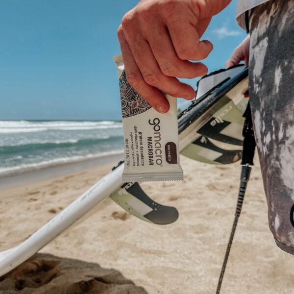 Logotipo GoMacro en el empaque