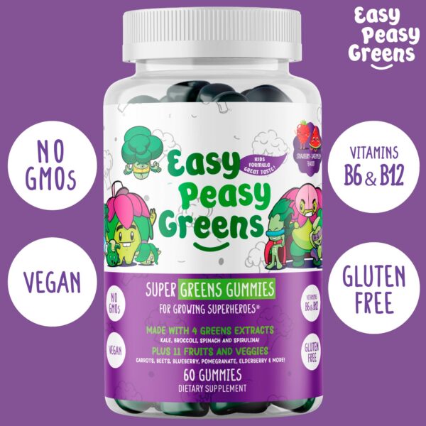 Version 1.0.0 Gominolas EasyPeasyGreens vitaminas minerales para niños