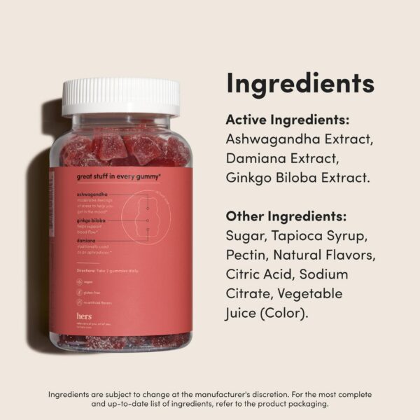 Gominolas Hers Desire para deseo sexual saludable