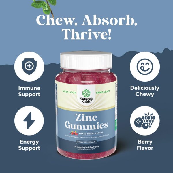 Gominolas naturales zinc y arándano para bienestar inmunológico y renal