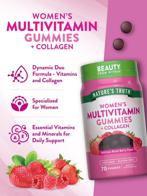 Gominolas Nature's Truth multivitaminas mujeres suplemento saludable