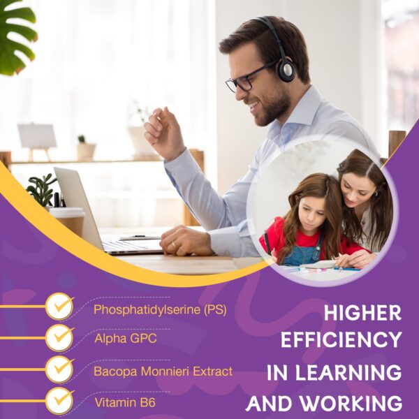 Gominolas Qucbvn fosfatidilserina para concentración y memoria