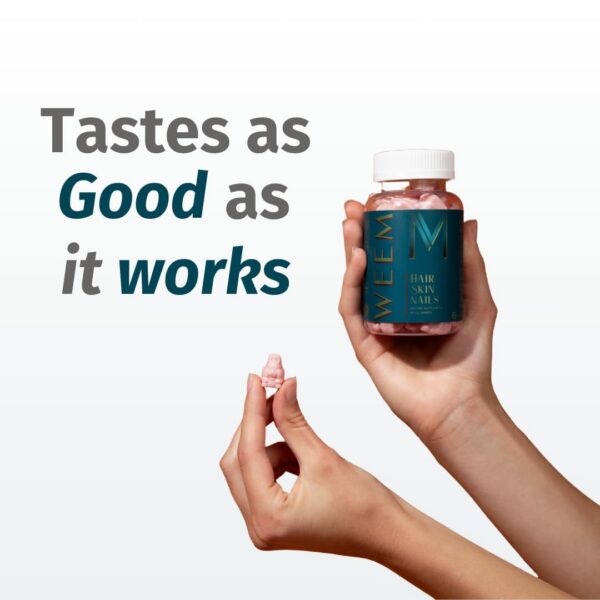 Cerca gomitas WEEM suplemento belleza vegano