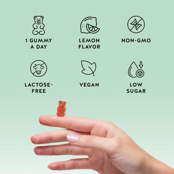 Envase de gomitas Bears with Benefits apoyo inmunológico