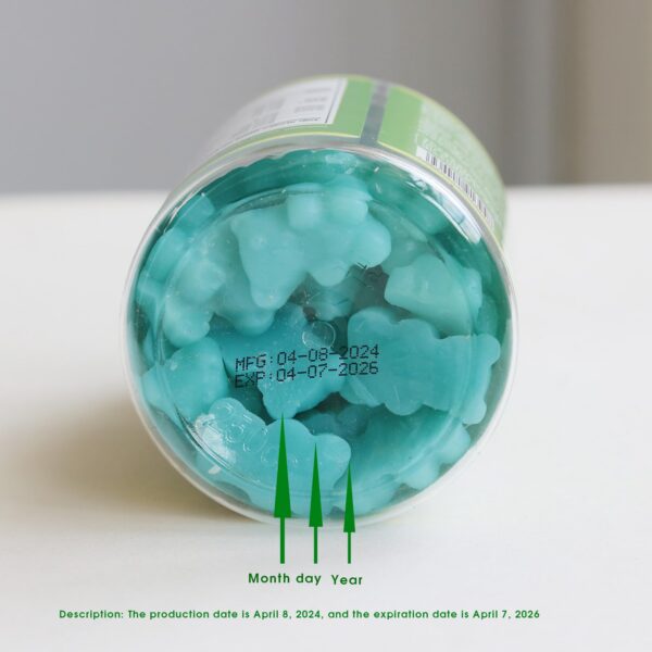 Version 1.0.0 Gomitas antienvejecimiento Wins Town empaque lateral