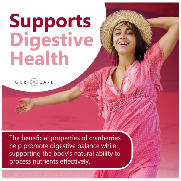 Detalle empaque gomitas de arándano paquete doble GeriCare