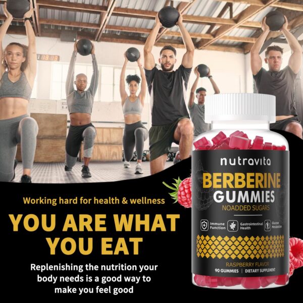 Gomitas berberina Nutravita con canela potencia sistema inmune