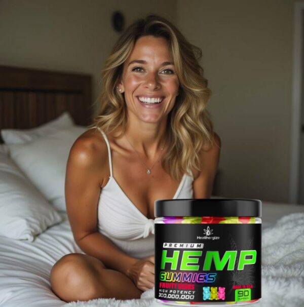 Gomitas cáñamo Healthergize alta potencia sueño y relajación natural