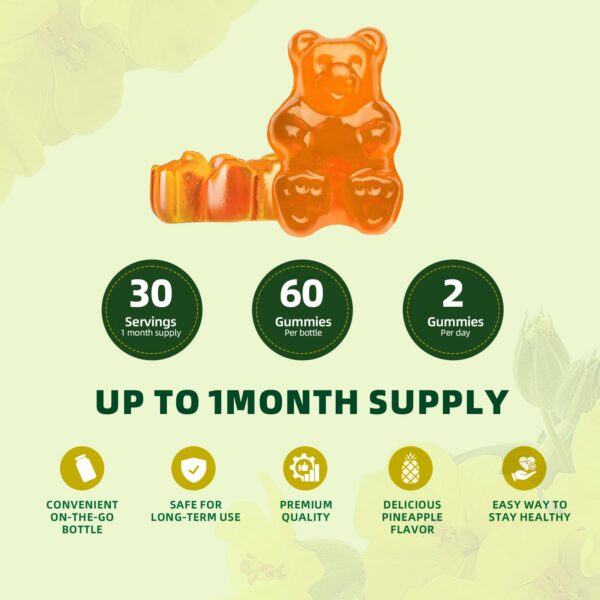 Sabor piña en gomitas Catfit para limpieza pulmonar y detox